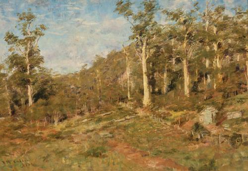 Frederick Mccubbin Hillside Macedon china oil painting image